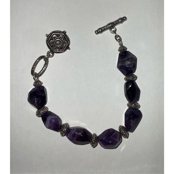 Natural Amethyst Bracelet - Picture 16 of 16